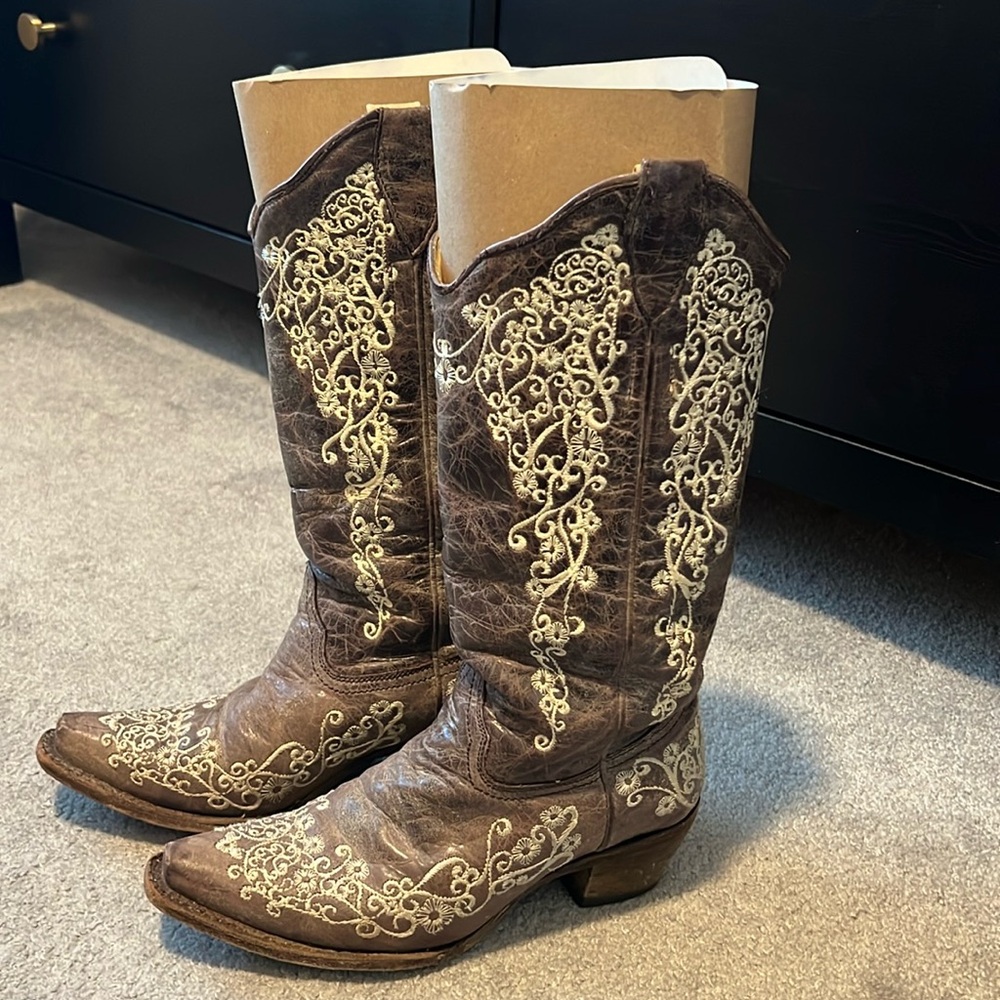 Corral Brown Cowboy Boots